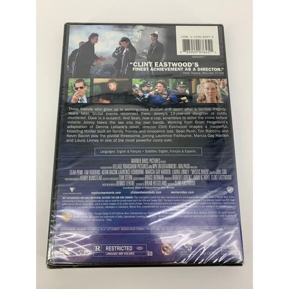 5/$16 NEW Mystic River DVD Movie Clint Eastwood Collection Kevin Bacon Sean Penn - Picture 2 of 4
